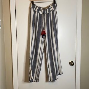 Linen Drawstring Pants
